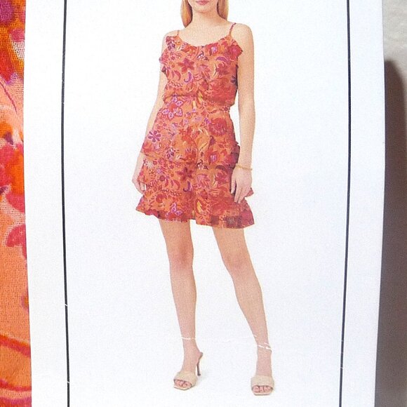 EVERLILY Tiered Ruffle Dress Size XL - Picture 1 of 12